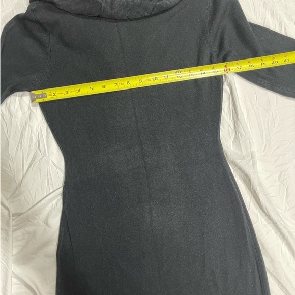 Connected Apparel Black cowl neck sweater dress women’s size S - Picture 11 of 13